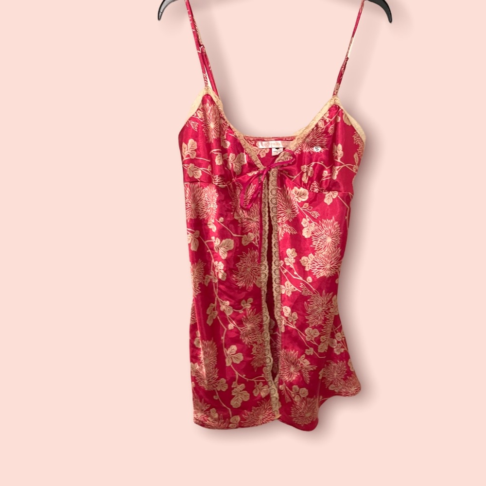 Victoria Secret Satin Night Top Small